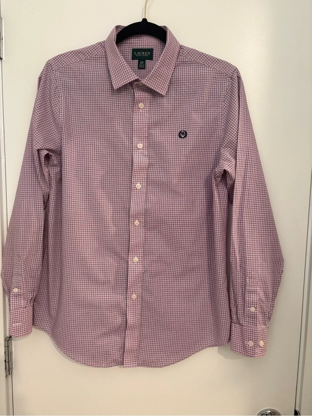 Ralph Lauren Boys  Pink Gingham Button-Down Shirt
